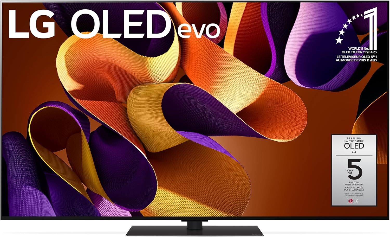 LG 65" G4 OLED evo 4K Smart TV (2024) product photo