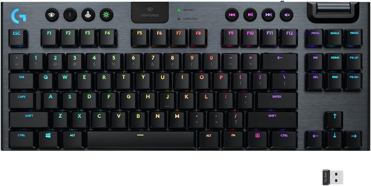 Logitech G915 TKL Tenkeyless LIGHTSPEED Wireless Gaming Keyboard product photo