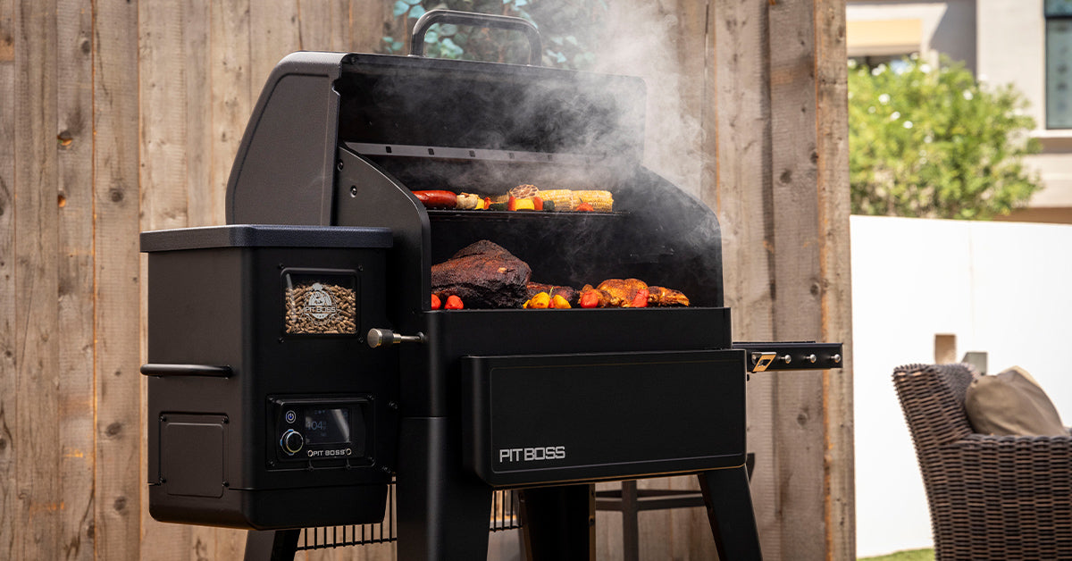Pit Boss 700FB Wood Pellet Grill with Flame Broiler product photo